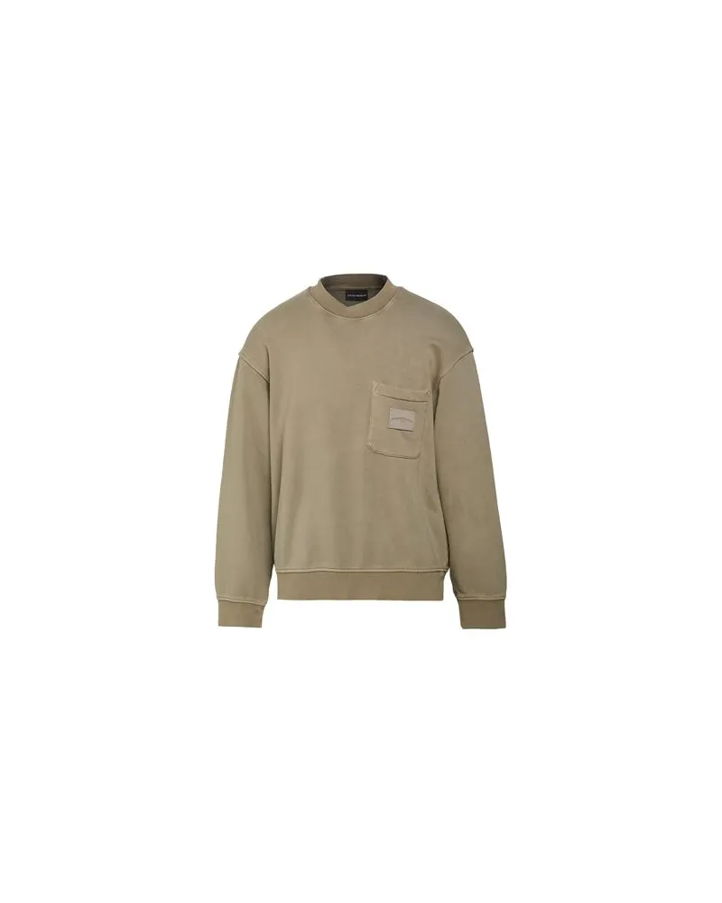 Emporio Armani TOPS - Sweatshirtsauf YOOX.COM Khaki