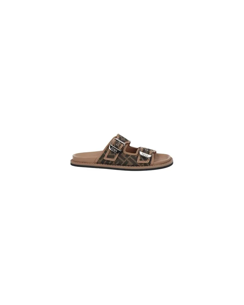 Fendi SCHUHE - Sandalenauf YOOX.COM Khaki
