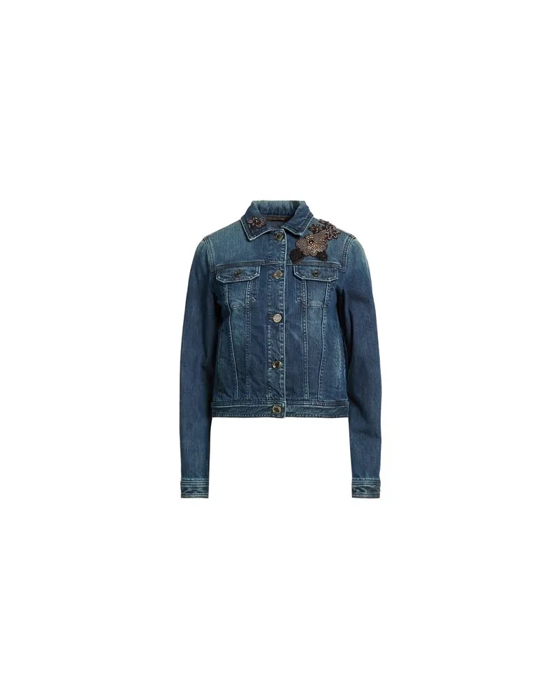 MOORER JACKEN & MÄNTEL - Jeansjacken/Mäntelauf YOOX.COM Blau