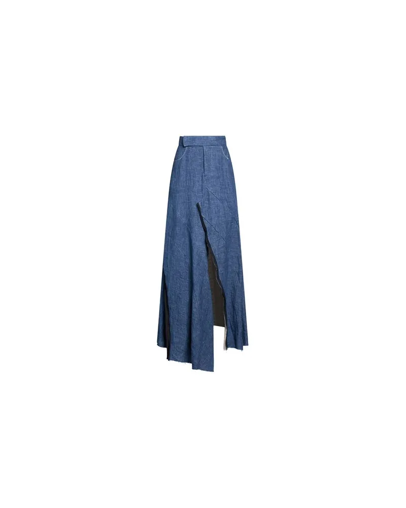 Alessandra Marchi HOSEN & RÖCKE - Maxi-Röckeauf YOOX.COM Taubenblau