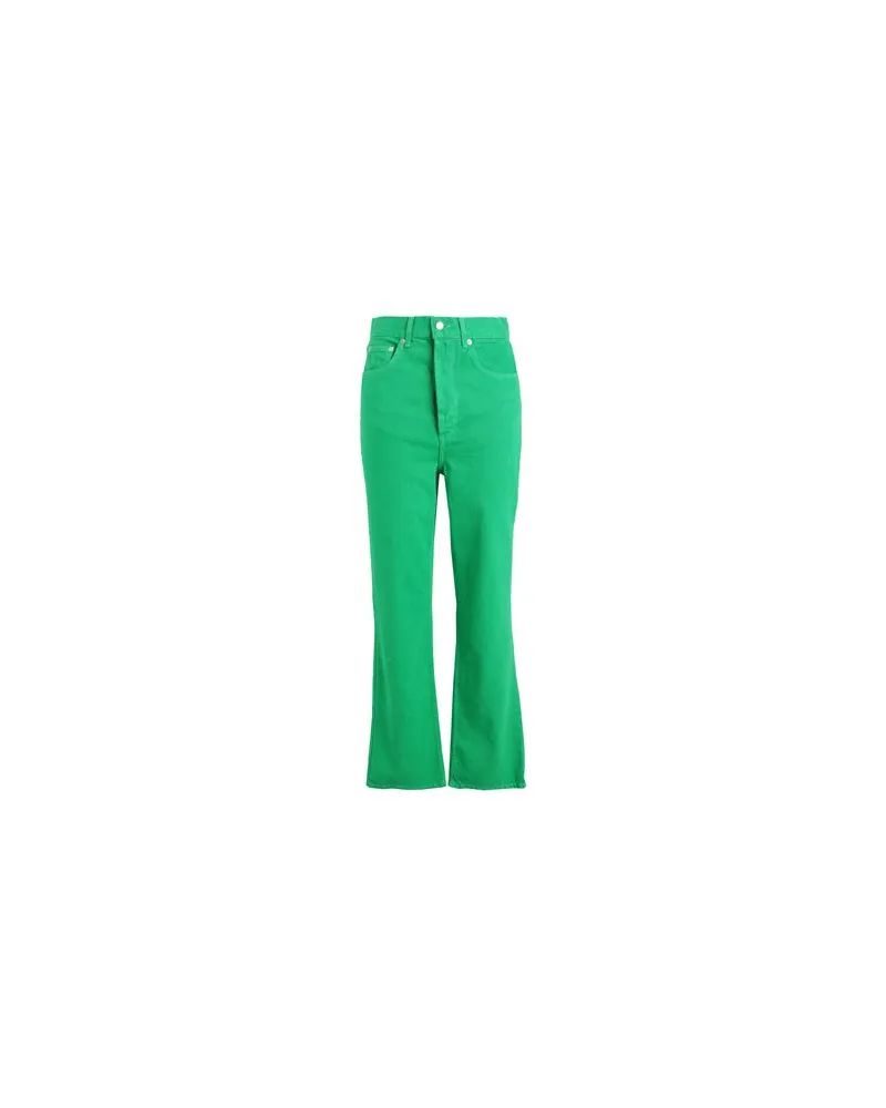 Topshop HOSEN & RÖCKE - Jeanshosenauf YOOX.COM Grün