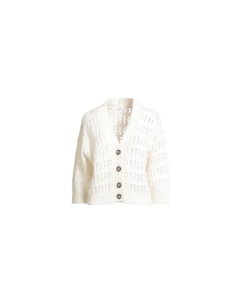Peserico EASY - STRICKWAREN - Strickjackenauf YOOX.COM Elfenbein
