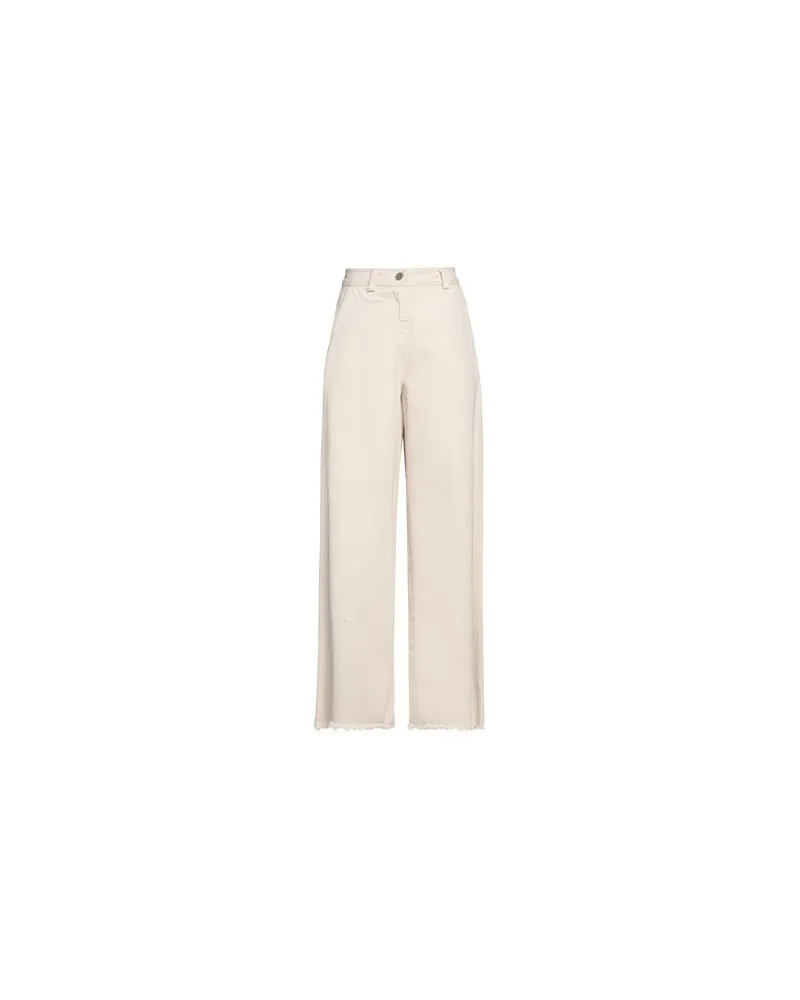 Isabel Benenato HOSEN & RÖCKE - Jeanshosenauf YOOX.COM Elfenbein