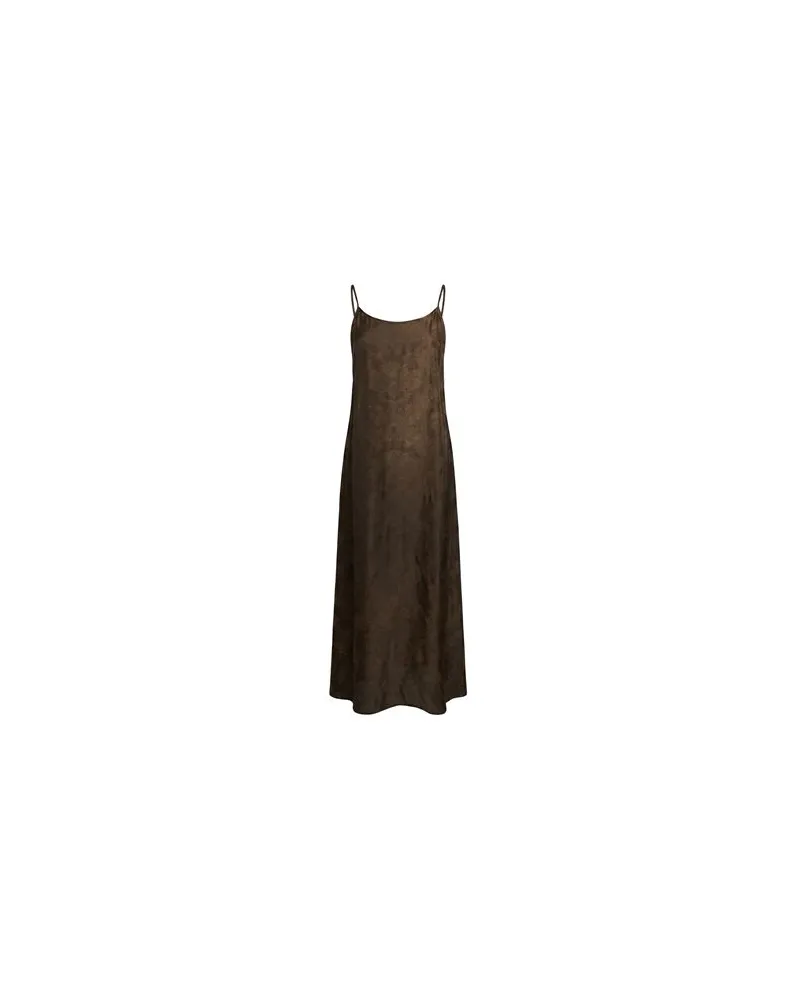 Uma Wang KLEIDER - Midi-Kleiderauf YOOX.COM Braun