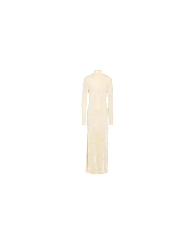 Jil Sander KLEIDER - Maxi-Kleiderauf YOOX.COM Cremeweiß