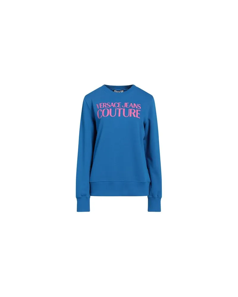 Versace Jeans TOPS - Sweatshirtsauf YOOX.COM Blau