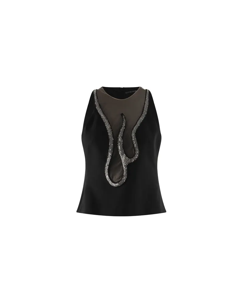 David Koma TOPS - Topsauf YOOX.COM Schwarz