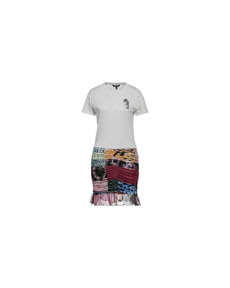 Desigual KLEIDER - Mini-Kleiderauf YOOX.COM Grau