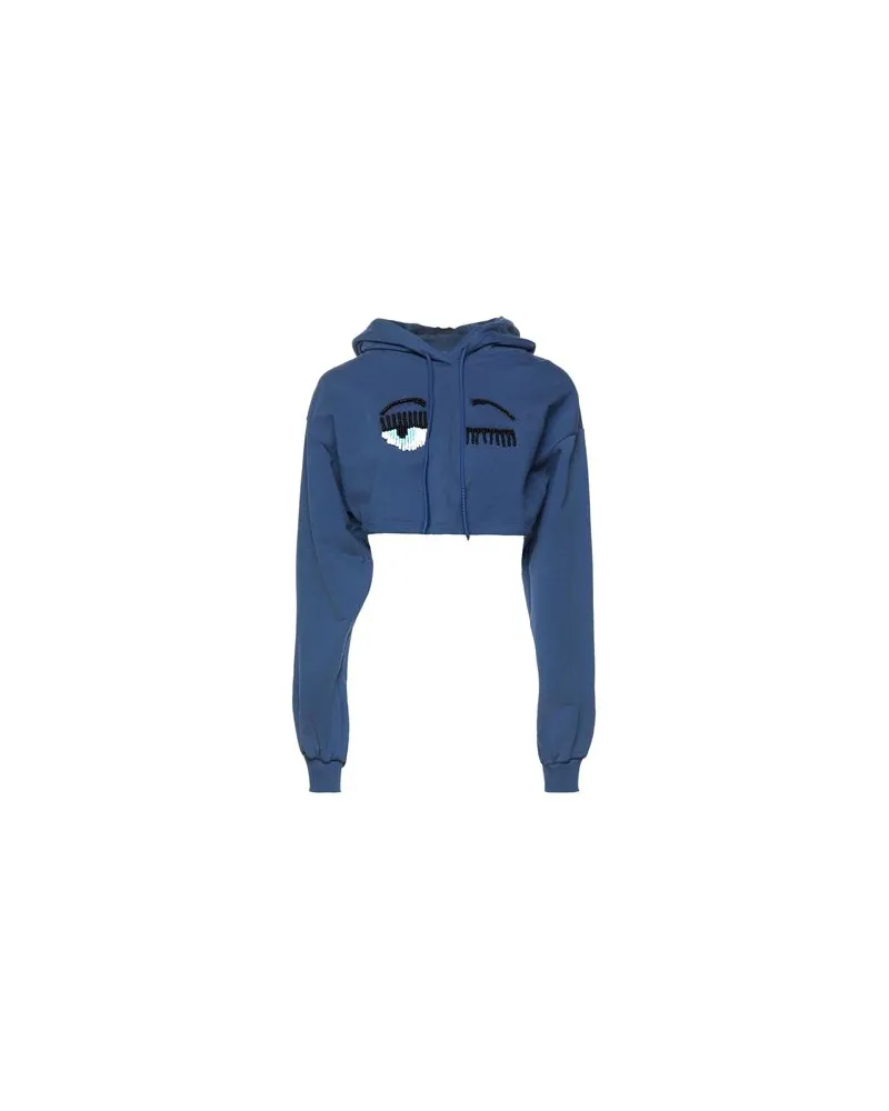Chiara Ferragni TOPS - Sweatshirtsauf YOOX.COM Blau