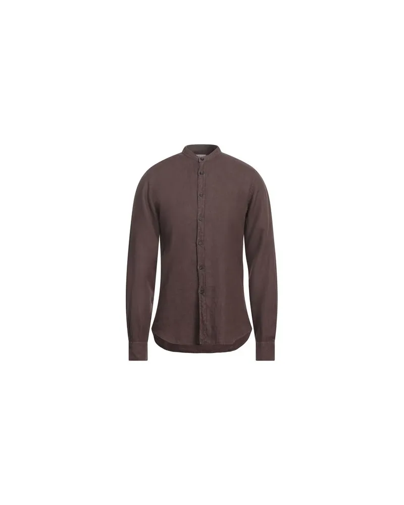 XACUS TOPS - Hemdenauf YOOX.COM Dunkelbraun