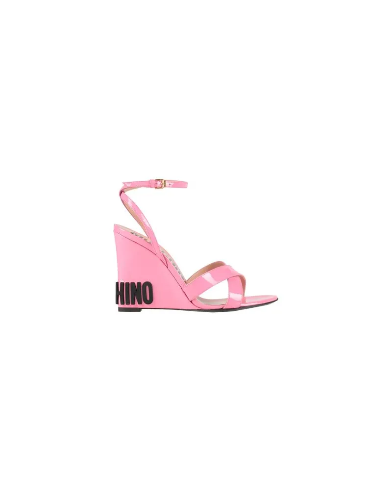 Moschino COUTURE - SCHUHE - Sandalenauf YOOX.COM Rosa