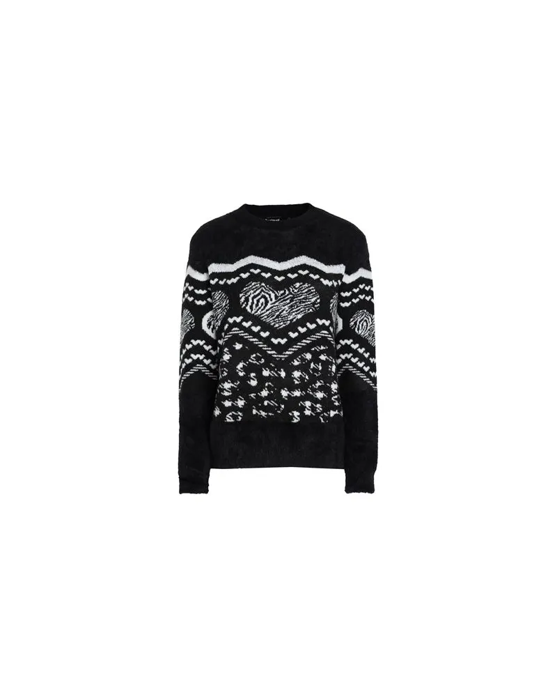 Desigual STRICKWAREN - Pulloverauf YOOX.COM Schwarz
