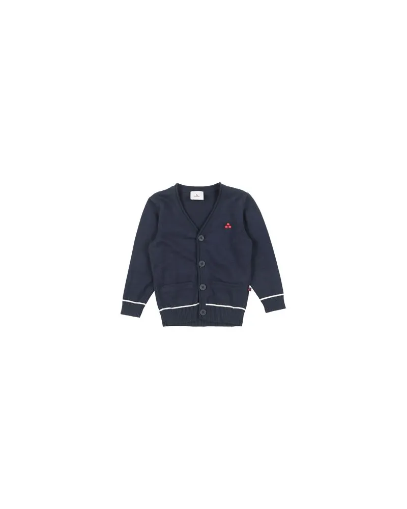 Peuterey STRICKWAREN - Strickjackenauf YOOX.COM Marineblau