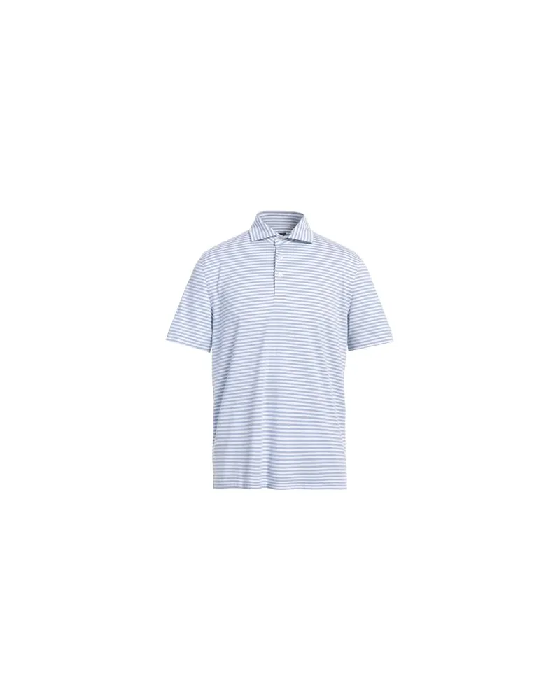 Fedeli TOPS - Poloshirtsauf YOOX.COM Taubenblau