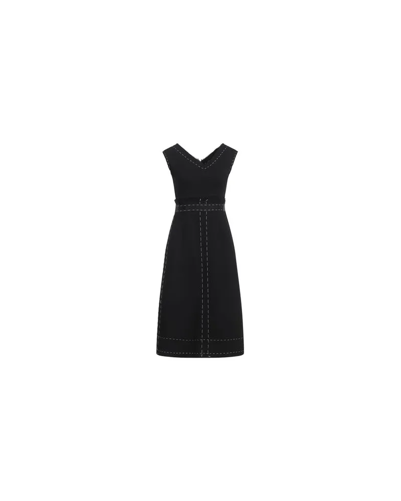 Dolce & Gabbana KLEIDER - Midi-Kleiderauf YOOX.COM Schwarz