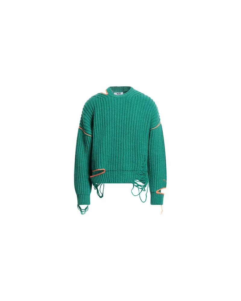 MSGM STRICKWAREN - Pulloverauf YOOX.COM Grün
