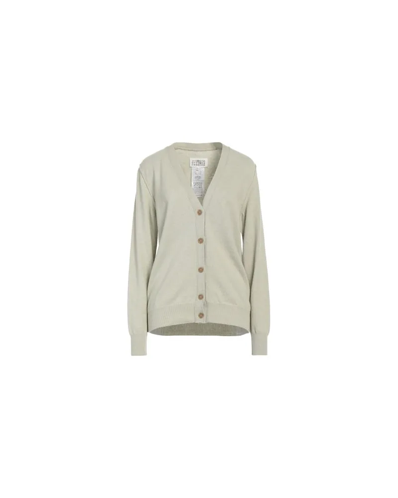Maison Margiela STRICKWAREN - Strickjackenauf YOOX.COM Salbeigrün
