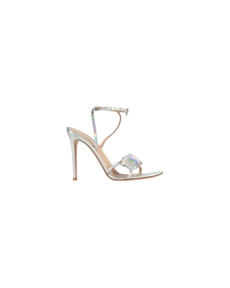 Gianvito Rossi SCHUHE - Sandalenauf YOOX.COM Silber