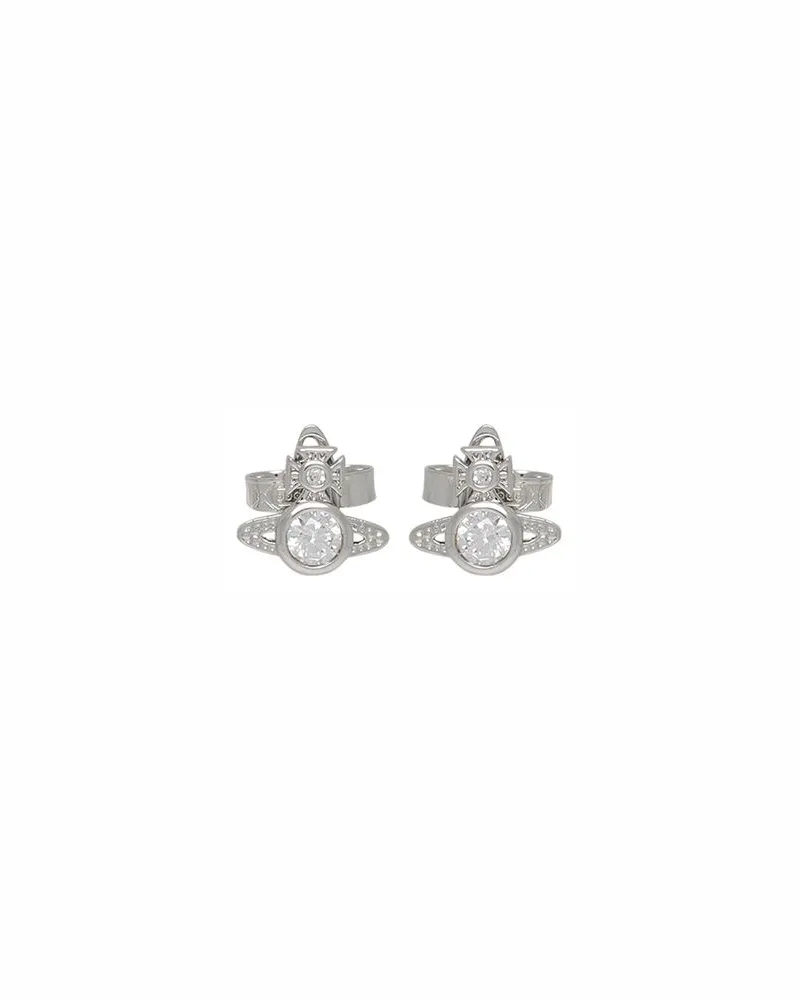 Vivienne Westwood LONDON ORB EARRINGS  - SCHMUCK und UHREN - Ohrringeauf YOOX.COM Silber