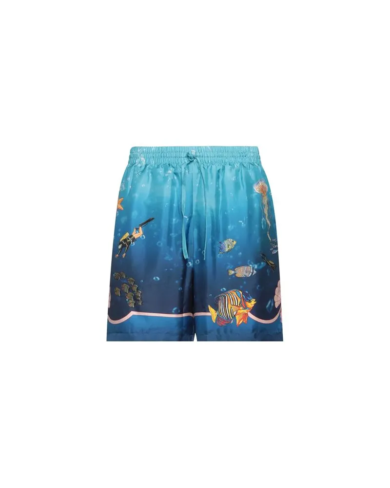 Casablanca Paris HOSEN & RÖCKE - Shorts & Bermudashortsauf YOOX.COM Azurblau