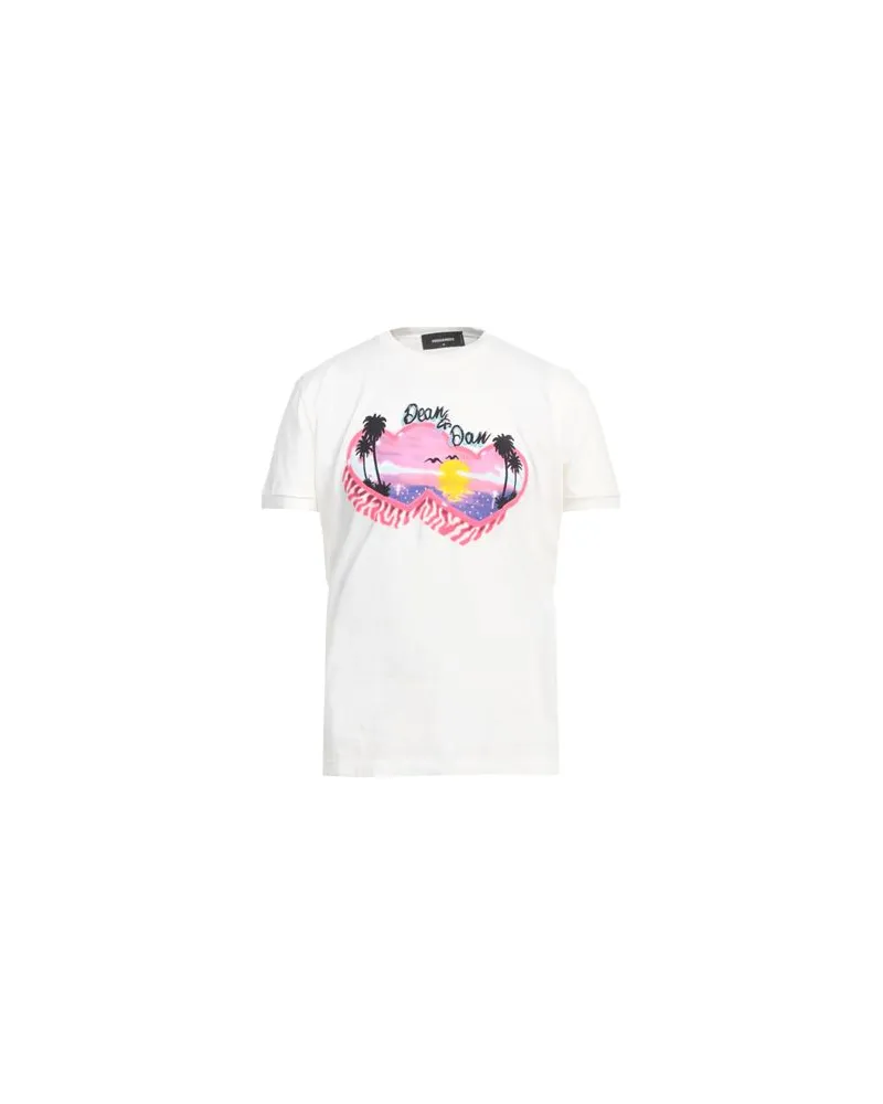Dsquared2 TOPS - T-shirtsauf YOOX.COM Elfenbein