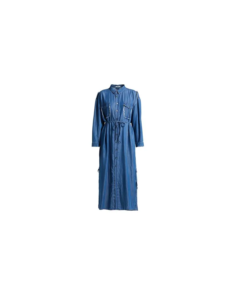 MAX&MOI KLEIDER - Maxi-Kleiderauf YOOX.COM Blau