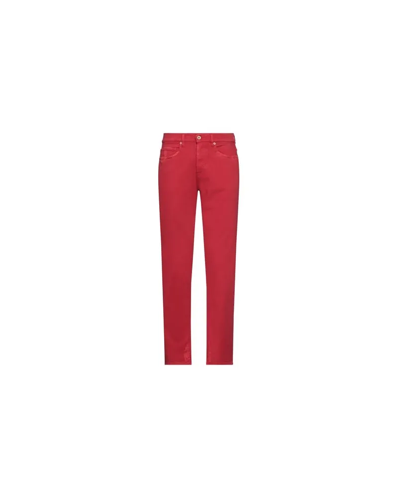 PENCE HOSEN & RÖCKE - Jeanshosenauf YOOX.COM Rot
