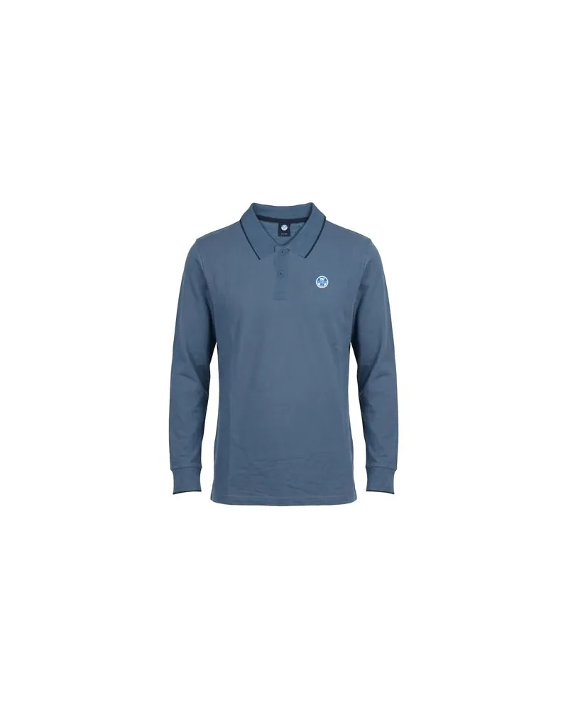 North Sails TOPS - Poloshirtsauf YOOX.COM Taubenblau