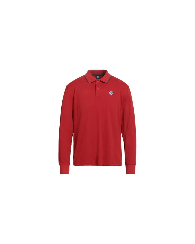 North Sails TOPS - Poloshirtsauf YOOX.COM Rot
