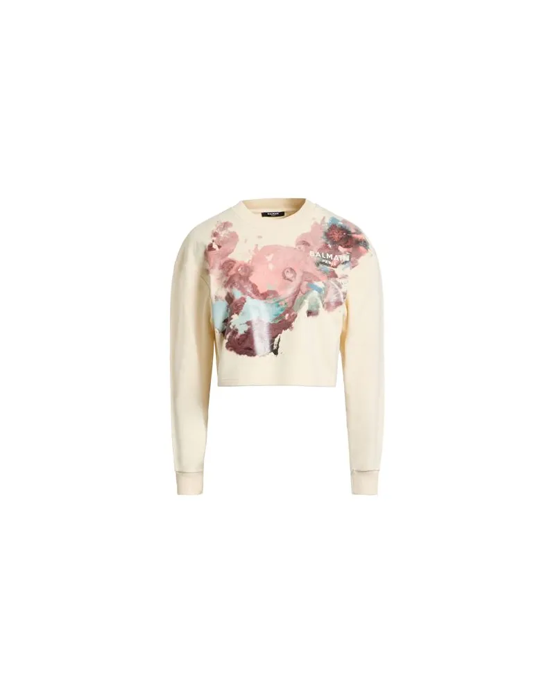 Balmain TOPS - Sweatshirtsauf YOOX.COM Cremeweiß