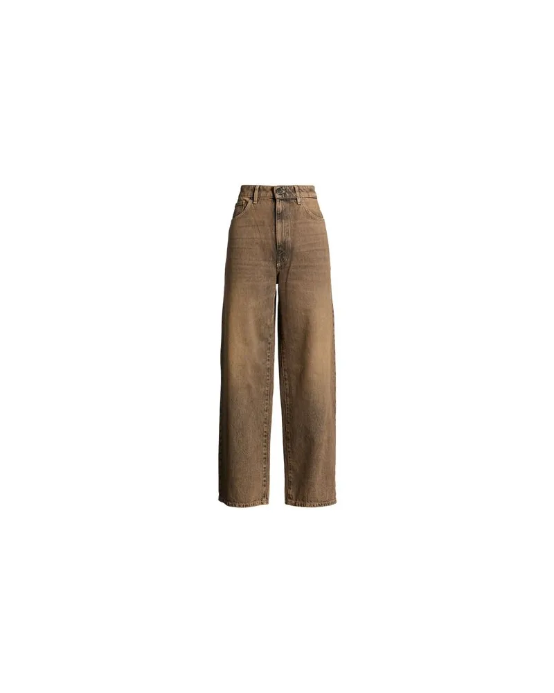 PT TORINO HOSEN & RÖCKE - Jeanshosenauf YOOX.COM Braun