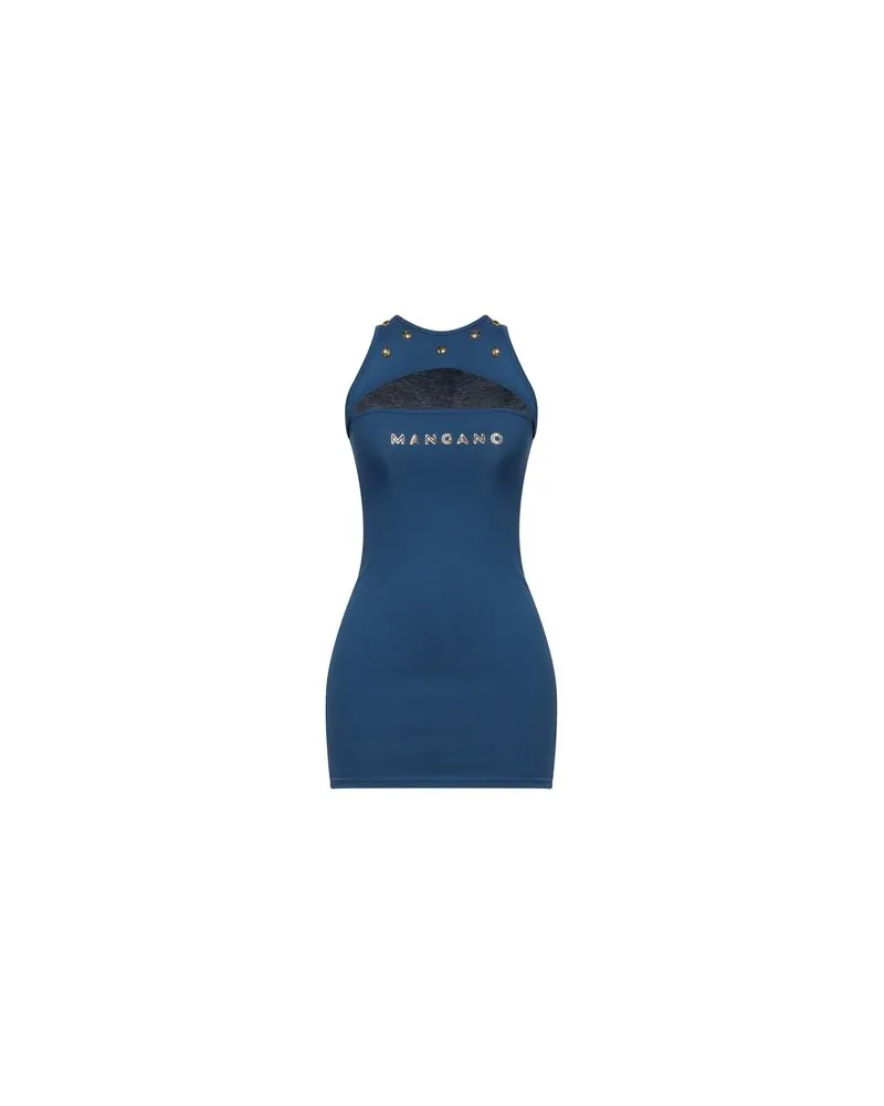 Mangano KLEIDER - Mini-Kleiderauf YOOX.COM Blau