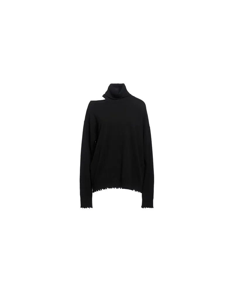 Uma Wang STRICKWAREN - Rollkragenpulloverauf YOOX.COM Schwarz