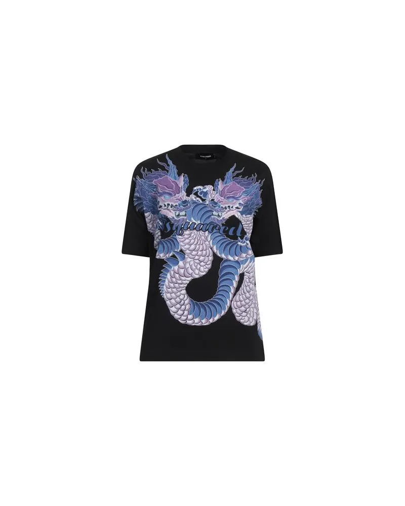 Dsquared2 TOPS - T-shirtsauf YOOX.COM Schwarz