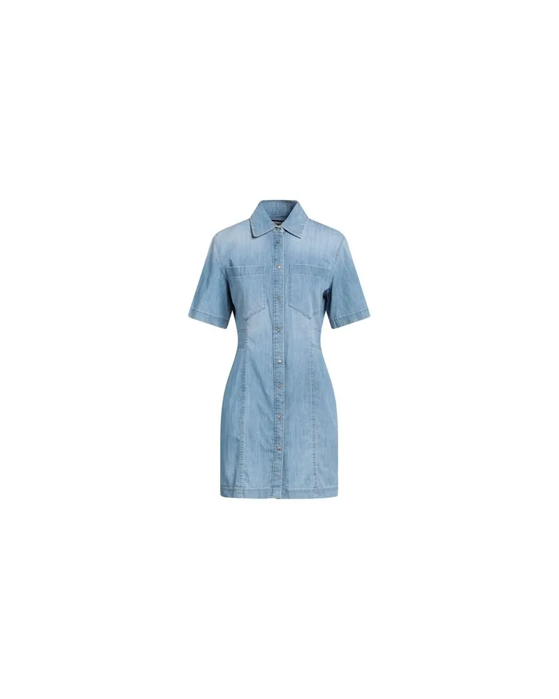 Dondup KLEIDER - Mini-Kleiderauf YOOX.COM Blau