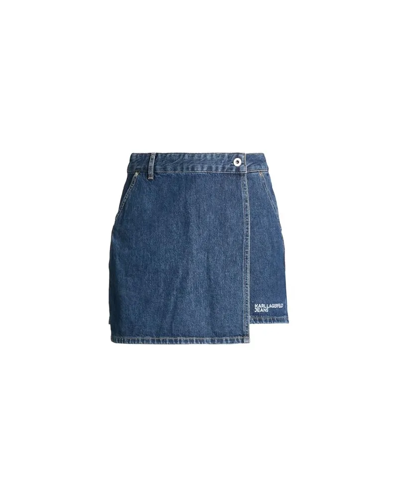 Karl Lagerfeld HOSEN & RÖCKE - Jeansshortsauf YOOX.COM Blau
