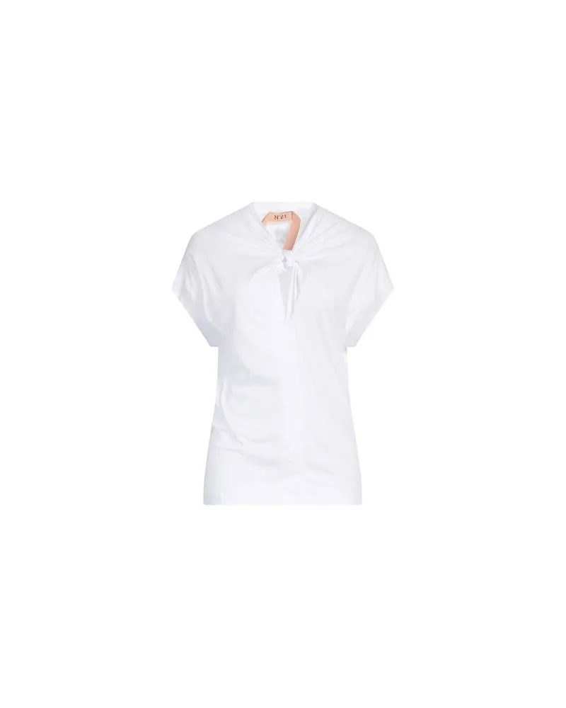 N° 21 TOPS - T-shirtsauf YOOX.COM Weiß