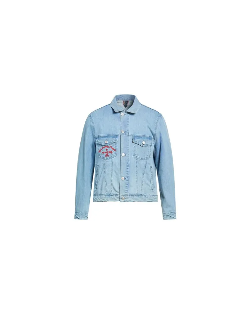 Manuel Ritz JACKEN & MÄNTEL - Jeansjacken/Mäntelauf YOOX.COM Blau