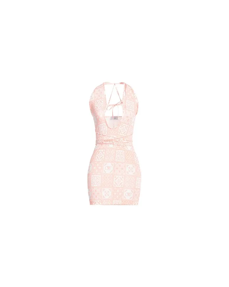 OFF-WHITE KLEIDER - Mini-Kleiderauf YOOX.COM Lachs