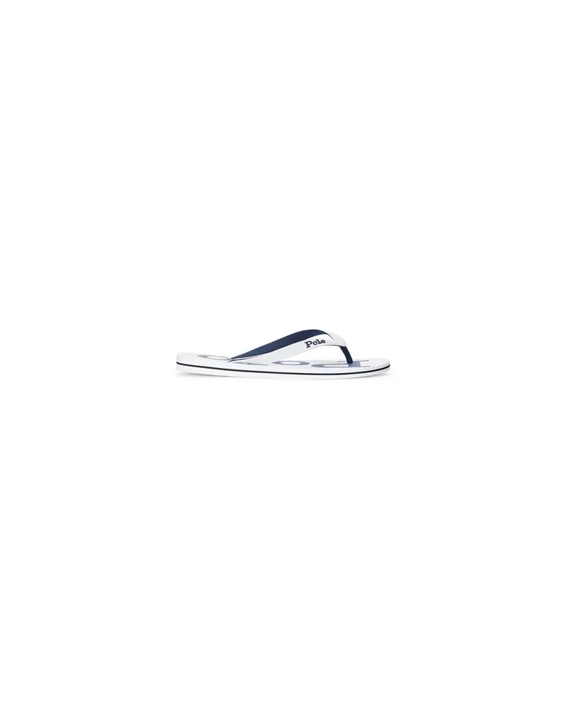 Ralph Lauren BOLT LOGO FLIP-FLOP   - SCHUHE - Zehentrennerauf YOOX.COM Weiß