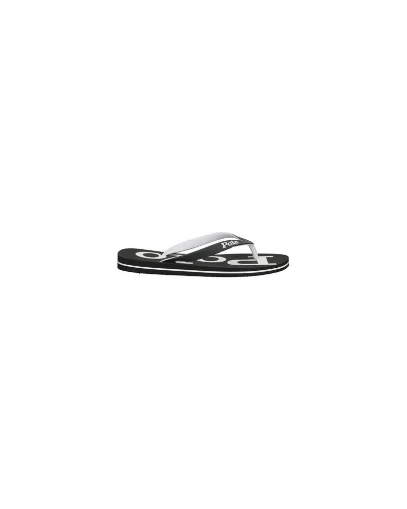 Ralph Lauren BOLT LOGO FLIP-FLOP   - SCHUHE - Zehentrennerauf YOOX.COM Schwarz