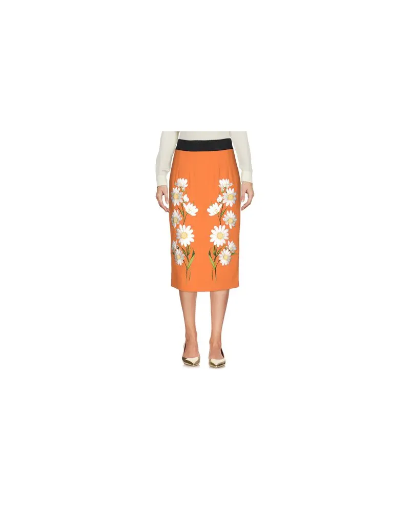 Dolce & Gabbana HOSEN & RÖCKE - Midi-Röckeauf YOOX.COM Orange