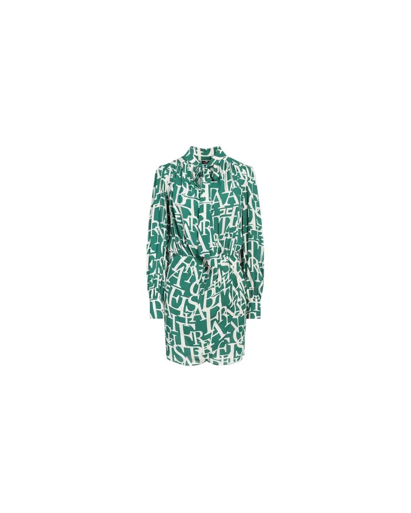 Elisabetta Franchi KLEIDER - Mini-Kleiderauf YOOX.COM Dunkelgrün
