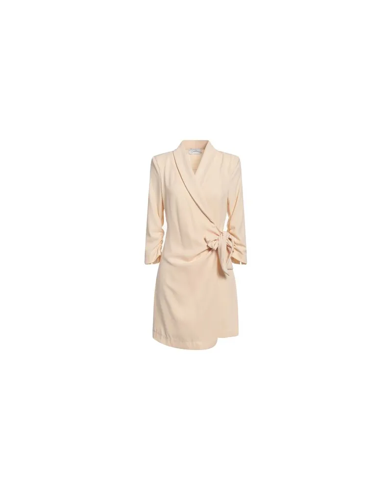 Soallure KLEIDER - Mini-Kleiderauf YOOX.COM Cremeweiß