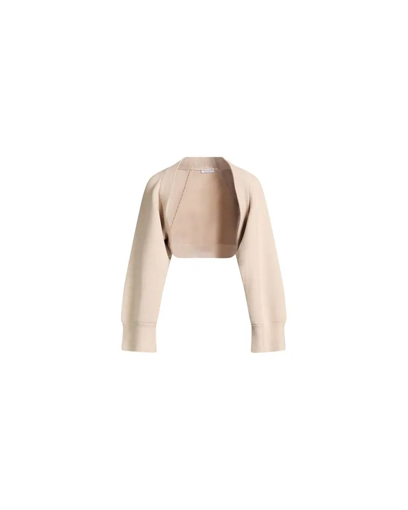 Brunello Cucinelli STRICKWAREN - Wickelpulloverauf YOOX.COM Beige