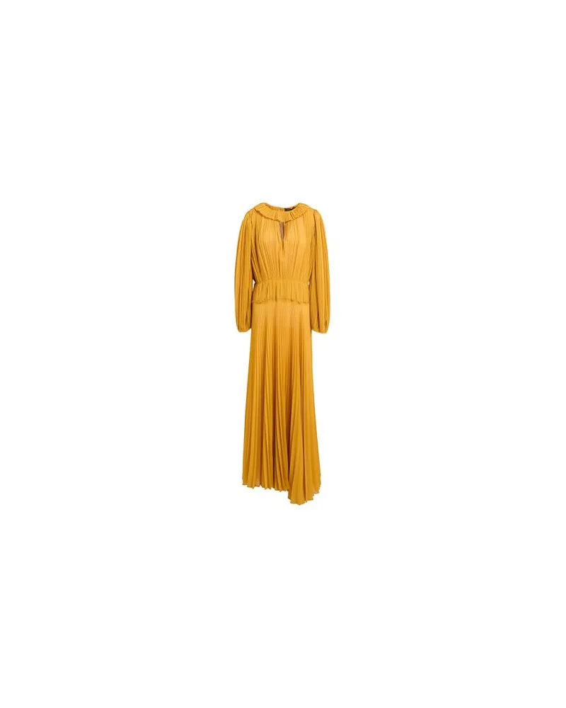 Twin-Set KLEIDER - Maxi-Kleiderauf YOOX.COM Senf