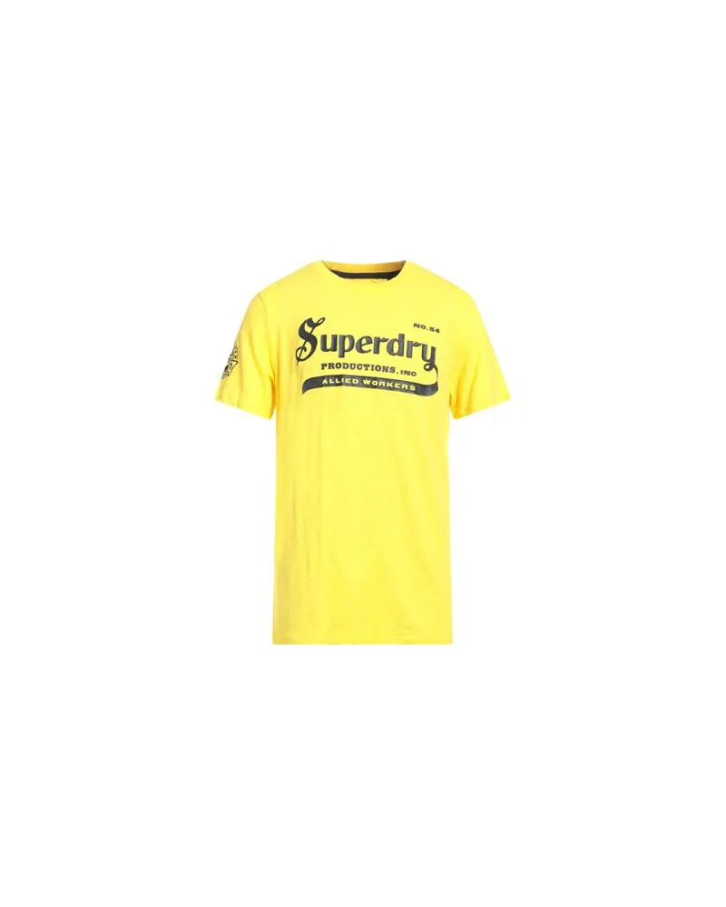 Superdry. TOPS - T-shirtsauf YOOX.COM Gelb