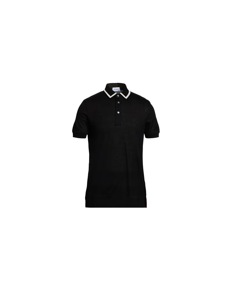 Ferragamo TOPS - Poloshirtsauf YOOX.COM Schwarz