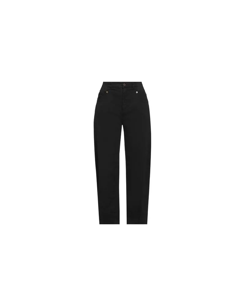 European Culture HOSEN & RÖCKE - Jeanshosenauf YOOX.COM Schwarz