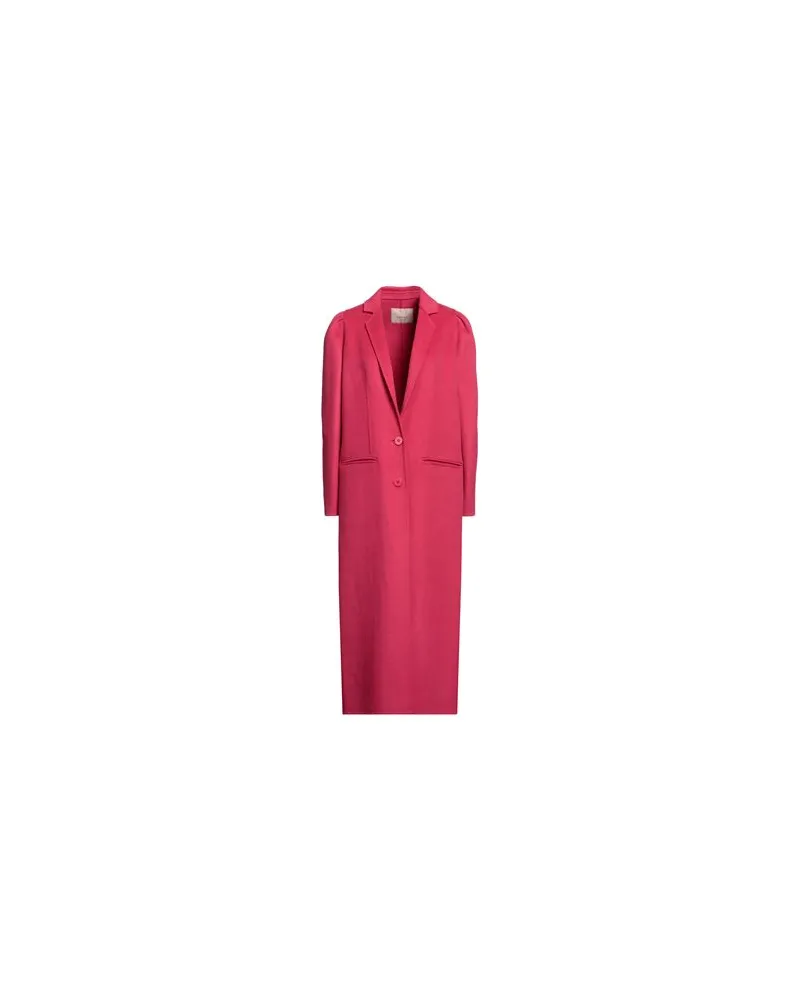 Twin-Set JACKEN & MÄNTEL - Mäntelauf YOOX.COM Fuchsia